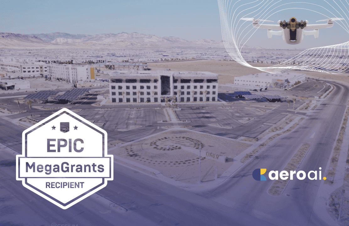 Blog Image AERO AI Receives Epic MegaGrant to Advance Development of SiEGA: An Immersive 3D Drone Geospatial Data Platform