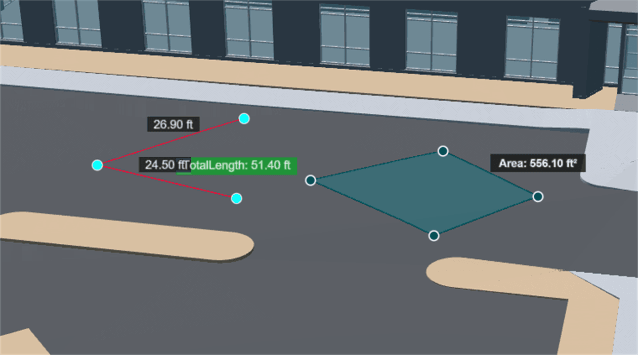 Measurement tools in SiEGA Web