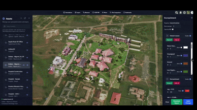 LiDAR Point Clouds in SIEGA Web